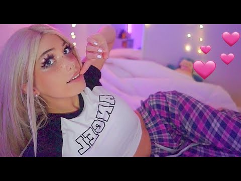 Girlfriend Sleepover ASMR | Roleplay | Spa | Massage | Personal Attention | Face Touch | Reading