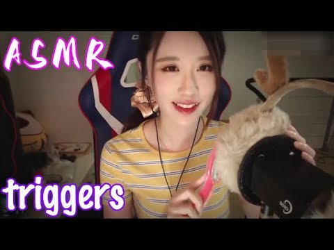 ASMR Xuanzi | Forceful ear picking, shampoo,wind bell,straw sounds and paper cup