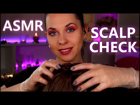 ASMR extremely detailed scalp and hair check