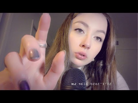 ASMR 20 triggers in 13 mins (inaudible whispers, mouth sounds, tapping, personal attention)