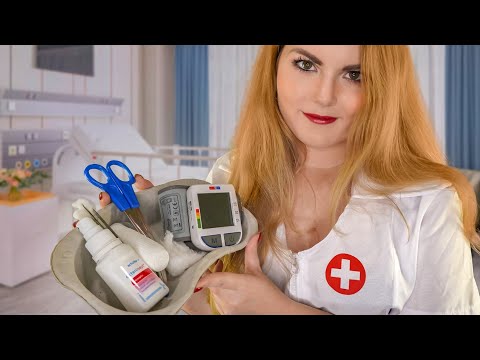 ASMR Arzt Check: Untersuchung im Krankenhaus! (Cranial Nerve Exam / Ohrenarzt Rollenspiel Deutsch)