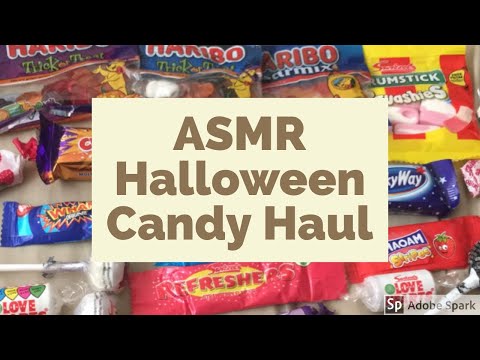 ASMR Halloween Candy Haul