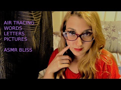 ASMR Air Tracing - Words, Letters, Pictures - Drawing on your FACE - Highly REQUESTED