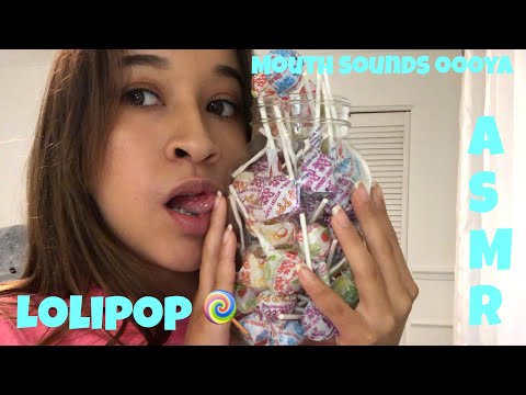 Lollipop with Fast Mouth Sounds ASMR ❤️