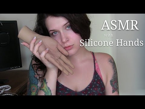 ASMR Touching and Measuring Silicone Hands for your Pleasure 👌