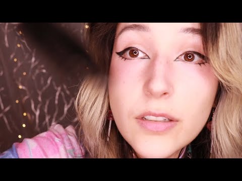 ASMR 🤔 Something in Your Eye! What the heck IS THAT? | Swab, Spoolie, Pluck, Snip, Face Touching ~