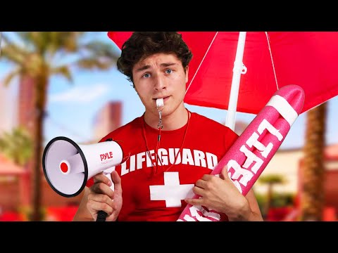 ASMR | Lifeguard Catches YOU Running! (Roleplay) [4K]