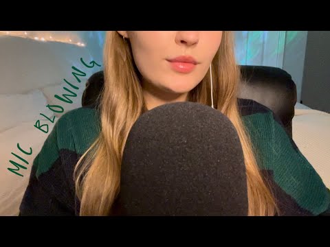 ASMR |⭐️Gentle Mic Blowing for Tingles⭐️