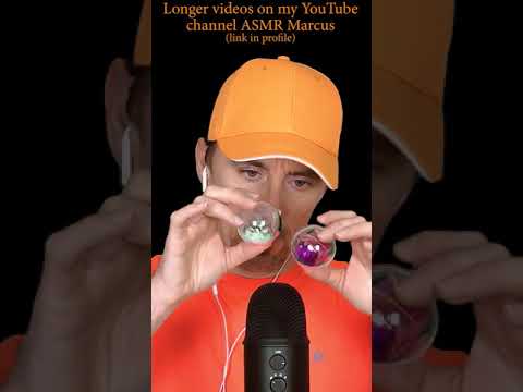ASMR Lightly tapping and messing with these baubles #short