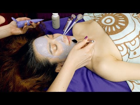 Brightening Purple Clay Mask ♥ ASMR Spa Treatment, Beauty, Relaxation & Pampering, FabFitFun Review