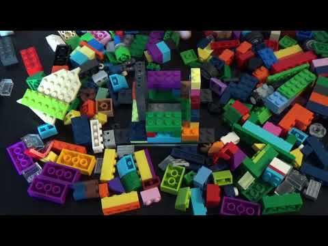 ASMR building a LEGO house