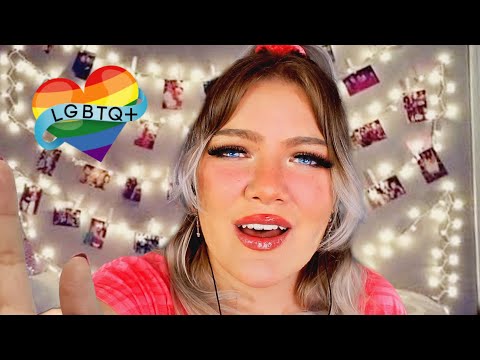 ASMR Coming Out to Supportive Sister 🏳️‍🌈 LGBTQ+  Positive Affitmations, Face Touching 🌈