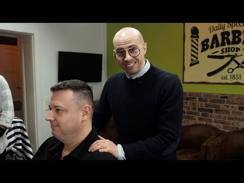 ASMR Barber Goes Behind the Chair: My First Client at Classic Barbershop Berlin 😱