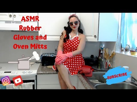 ASMR Rubber Gloves and Oven Mitts Sounds (Request)