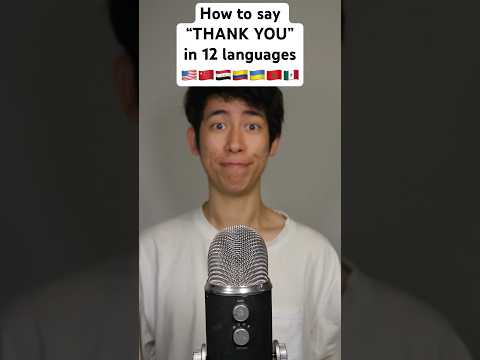 How To Say “THANK YOU” In 12 Languages! 🇺🇸🇻🇳🇯🇵🇦🇺🇧🇷 #asmr