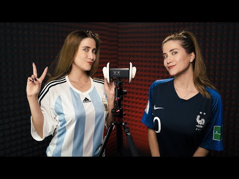 Asmr ¿QUIEN GANA EL MUNDIAL ARGENTINA O FRANCIA? Messi vs Mbappe | ASMR Español | Asmr with Sasha