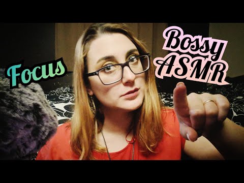 ASMR Being Bossy & Telling You To Focus & Controlling You (compilation)