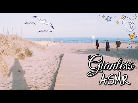 ASMR: Friendly Giantess Takes You To The Beach! 🌊🐚 [Soft-spoken Roleplay]