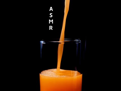 Pouring Orange Juice (ASMR)