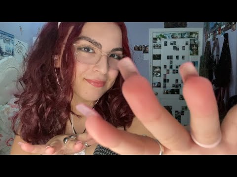 ASMR | fast & aggressive mouth sounds + hand movements
