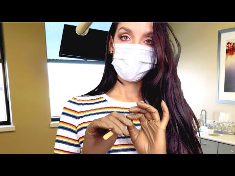 ASMR - Close Up Dentist Roleplay, Relaxing Dental Exam and Teeth Cleaning