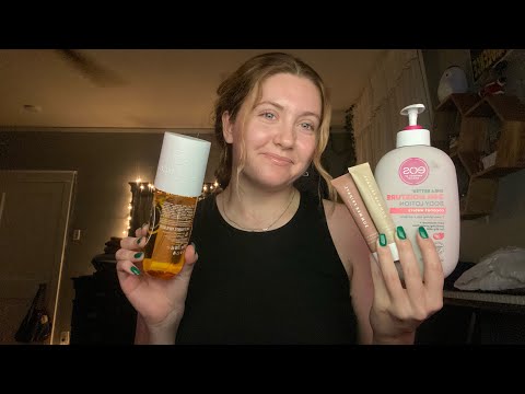 ASMR my favorite products✨ - whispered rambles, tapping