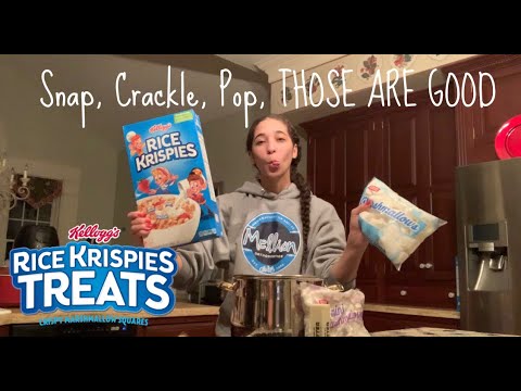 The Easiest, Yummiest Rice Krispies Treats (ft. fighting my brother)