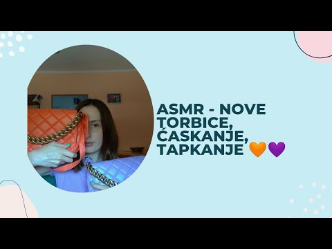 #asmr Nove torbice #scratching #tapping 💜🧡