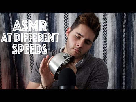 ASMR At Different Speeds (Tapping, Mouth Sounds, Ear-to-Ear, Tingles)