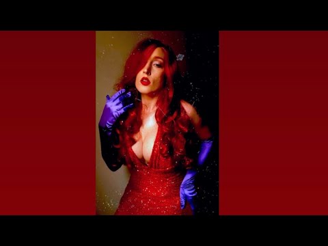 💋🐰ASMR Jessica Rabbit✨🙌🏼 movements 🧤sounds +  fluffy mic kisses💋THANK YOU SO MUCH FOR 13K+🎉🎊🫶🏼