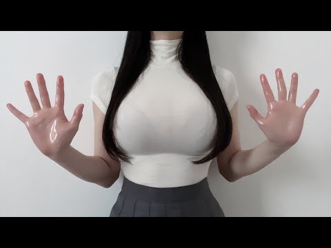 ASMR Dry and Oil Hand Sounds💦