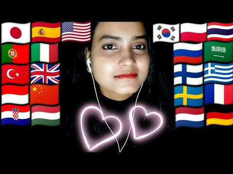 [ASMR] How To Say "See You" In Different Languages With Whispering