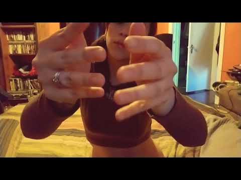 (( ASMR )) fast relaxing hand movements with mouth sounds