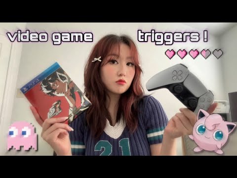 ASMR w/ VIDEO GAMES 🎮🤩 button clicking, tapping, scratching, visual triggers 😴 MERRY CHRISTMAS!