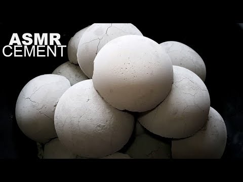 ASMR : Satisfying Pure Cement Crumble in Water #249