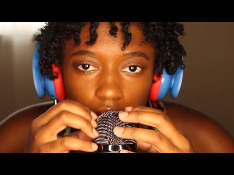 ASMR MIC SCRATCHING TINGLY MOUTH SOUNDS LOW TALKING