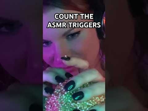 ASMR Count the Triggers 🧐 #asmrvideo