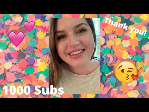 THANK YOU! 1000 subscribers! 🎉