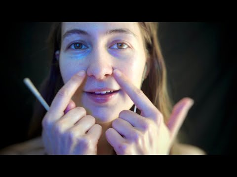 ASMR ~ Face Massage Using Stone and Wooden Tools 💆 (Gua Sha, face attention, whispered)