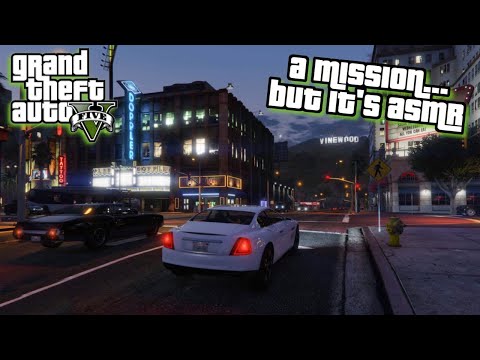 GTA ASMR 🌆 Can I Play a Mission And Make it Relaxing?? 🌃 Ear to Ear Whispers