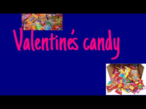 ASMR- making noises with valentine candy!