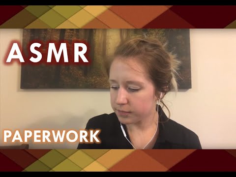 ASMR - Patient Paperwork w/typing & writing (personal attention, soft spoken)