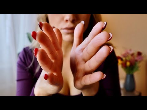 ASMR Super Tingly Hand Movements Sleep  | Hand Sounds, Mouth Sounds, Visual Triggers, Face Touch