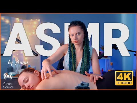 ASMR Session by Anna || Massage Sounds on Sandra's Back