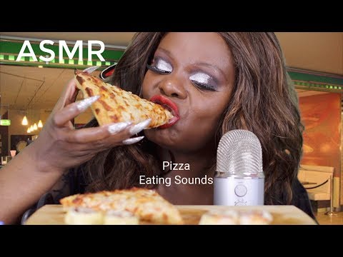 ASMR Pizza Mukbang Eating Sounds | QueenOfASMR