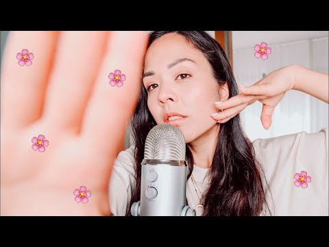 Face touching & Mouth sounds & Inaudible 🌸✨ ASMR Sita Sofia