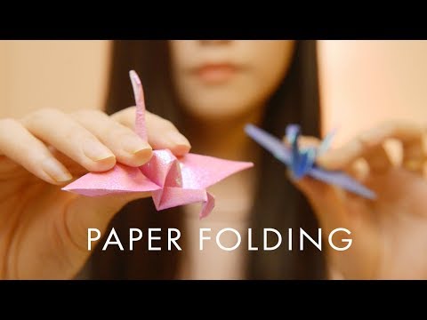 ASMR Close Up Paper Sounds - Folding, Scratching, Rubbing, Crinkle (No Talking)