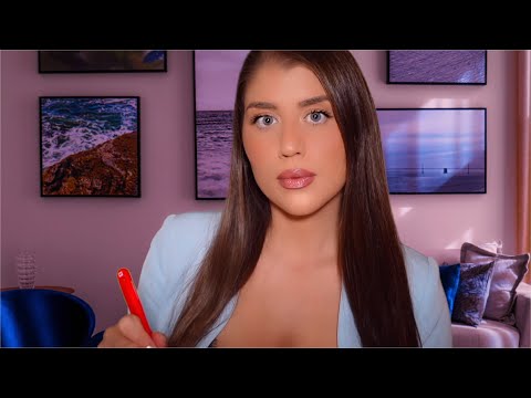 ASMR Roleplay | Therapist Asks You Personal Questions (Writing Sounds)