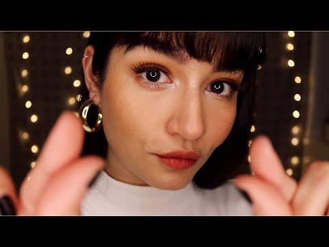 ASMR Tingly Hand Movements & Mouth Sounds (Plucking, Pinching, Pulling)