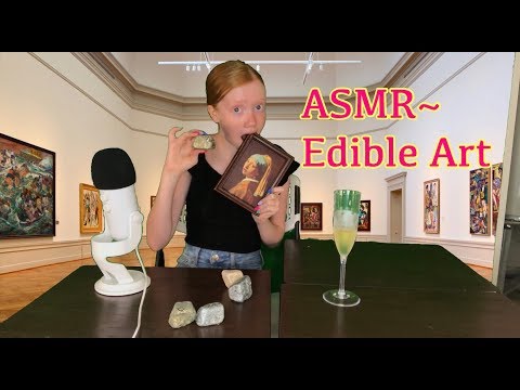 ASMR~ Expensive Edible Museum Art 🖼 🍫 So Much Chocolate! ❤️